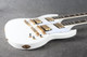 Harley Benton DC Custom II Twin Neck - White - 2nd Hand