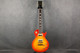 Vintage V100T ReIssued Electric Guitar - Flamed Thru Honeyburst - 2nd Hand