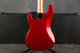 Fender Mexican Standard Precision Bass - Chrome Red - 2nd Hand