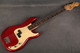 Fender Mexican Standard Precision Bass - Chrome Red - 2nd Hand