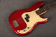 Fender Mexican Standard Precision Bass - Chrome Red - 2nd Hand