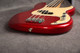 Fender Mexican Standard Precision Bass - Chrome Red - 2nd Hand