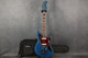 Squier Limited Edition Classic Vibe 70s Jaguar - Blue Sparkle - 2nd Hand