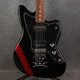 Fender Special Edition Blacktop Jazzmaster HH Stripe - Black - 2nd Hand