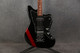 Fender Special Edition Blacktop Jazzmaster HH Stripe - Black - 2nd Hand