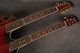 Ovation CSD225 Celebrity Deluxe Double Neck - Ruby Redburst - 2nd Hand