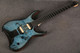 Mayones Hydra Elite 6 - Ebony - Trans Aquamarine Satin - 2nd Hand