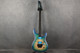 Ibanez Iron Label SIX6DFM-BCB - DiMarzio Pickups - Blue Space Burst - 2nd Hand