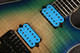 Ibanez Iron Label SIX6DFM-BCB - DiMarzio Pickups - Blue Space Burst - 2nd Hand