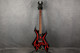B.C. Rich KKW Metal Master Warlock - Black Tribal Fire - 2nd Hand