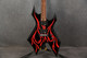 B.C. Rich KKW Metal Master Warlock - Black Tribal Fire - 2nd Hand