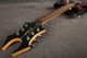 B.C. Rich KKW Metal Master Warlock - Black Tribal Fire - 2nd Hand