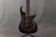 Harley Benton MultiScale-8 - Quilted Stain Black Burst - 2nd Hand