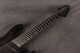 Harley Benton MultiScale-8 - Quilted Stain Black Burst - 2nd Hand