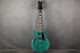 Reverend Manta Ray HB - Turquoise Flamed Maple - 2nd Hand
