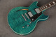 Reverend Manta Ray HB - Turquoise Flamed Maple - 2nd Hand