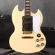 Harley Benton DC-600 VI Vintage Series - Vintage Ivory - 2nd Hand