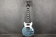 D'Angelico Premier Brighton - Ice Blue Metallic - 2nd Hand