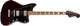 Squier Paranormal Baritone Jazzmaster HH - Oxblood