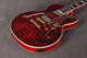 Grote Single Cut Hollow Body - Flame Red - 2nd Hand
