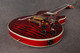 Grote Single Cut Hollow Body - Flame Red - 2nd Hand