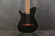 IbanezTOD10NL Left Handed Tim Henson Signature - Transparent Black - 2nd Hand