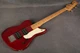 Fender Pawn Shop Reverse Jaguar Bass Guitar - Candy Apple Red - 2nd Hand