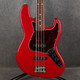 Fender Mexican Deluxe Jazz Bass - Fretless - Candy Apple Red - 2nd Hand