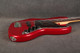 Fender Mexican Deluxe Jazz Bass - Fretless - Candy Apple Red - 2nd Hand