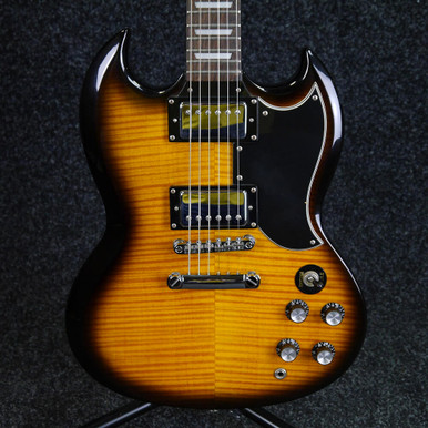 [希少カラー]Epiphone SG G-400 Deluxe サンバースト RARE* Epiphone SG G-400 Deluxe Flametop Electric Guitar in