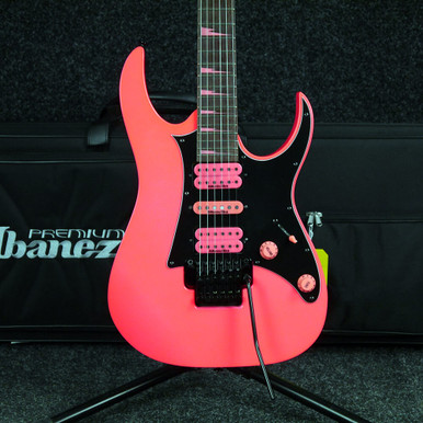 Ibanez Premium RG1XXV 25th Anniversary - Fluorescent Pink w/Hard