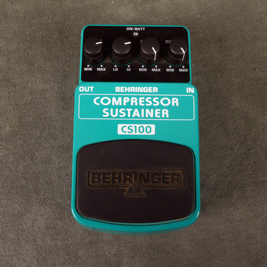 Behringer CS100 Compressor Sustainer FX Pedal - 2nd Hand