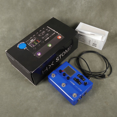 ギター Line6 HX Stomp BLUE ED Line 6 HX Stomp Limited-Edition Multi-Effects Pedal