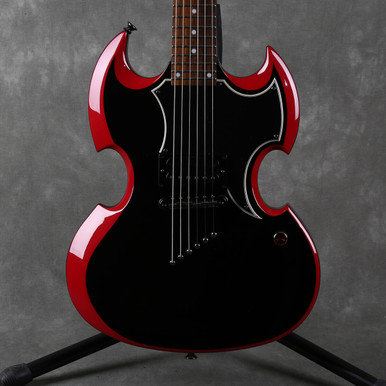 Samick JTR Elvira - Black w/Red Edge - 2nd Hand