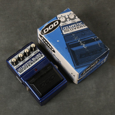 DOD FX102 Mystic Blues Overdrive FX Pedal w/Box - 2nd Hand