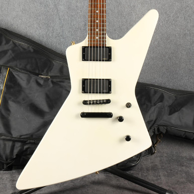 Epiphone Explorer EX 1984 EMGs Alpine White 2nd Hand | Rich Tone Music