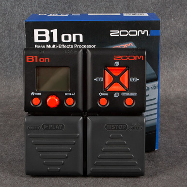 Zoom B1on Bass Multi-FX Pedal 2nd Hand | Rich Tone Music