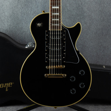 ギター Epiphone Les Paul Std LB MOD Duncan PU Epiphone Les Paul Custom 3 Pickup Seymour Duncans Black 2nd Hand