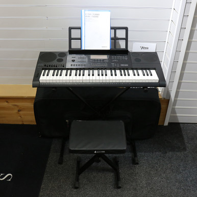 Casio CTK 7200 Keyboard Stand Stool PSU 2nd Hand | Rich Tone Music
