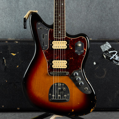 Fender Kurt Cobain Road Worn Jaguar 3 Tone Sunburst 2nd Hand