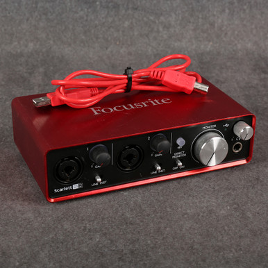 Focusrite Scarlett 2i2 Gen2 USB Audio Interface 2nd Hand Rich Tone Music focusrite-scarlett-2i2-gen2-usb-audio-interface-2nd-hand-rich-tone-music