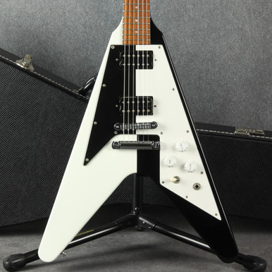 Flying V（メーカー不明／DuncanフロントPU・Schallerペグ） Gibson Rudolf Schenker Flying V 1993 Black and White 2nd Hand