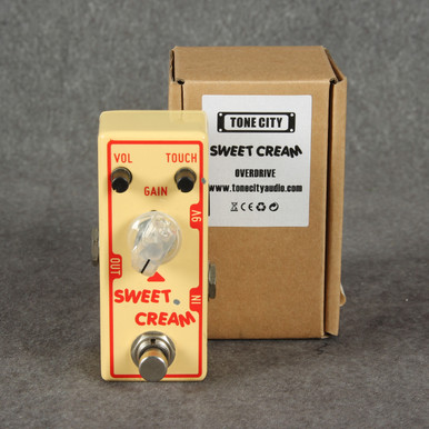 Tone City Sweet Cream Overdrive - Pédale D'Effet Guitare Overdrive Transparente