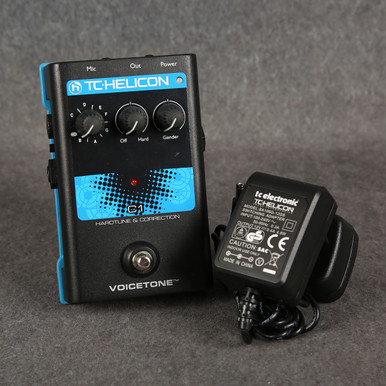 TC Helicon Voicetone C1 Hardtune & Correction Vocal Pedal 2nd Hand