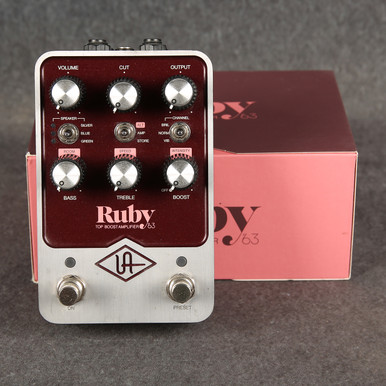 Universal Audio UAFX Ruby '63 Top Boost Amp Pedal 2nd Hand | Rich