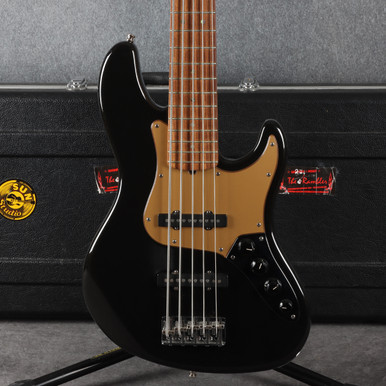 Fender American Deluxe Jazz Bass V Black 2nd Hand | Rich Tone Music