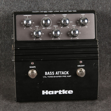 ベース Hartke BASS ATTACK VXL TONE-SHAPER Hartke Bass Attack VXL Tone Shaper Pre Amp 2nd Hand | Rich Tone Music