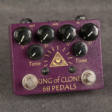 68 Pedals King of Clone Dual Overdrive Pedal 2nd Hand | Rich Tone