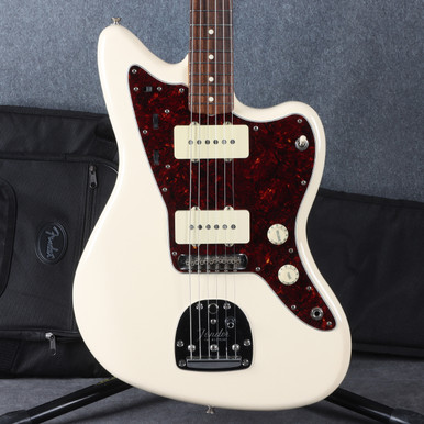 Fender Vintera Jazzmaster Olympic White Matching Headstock 2nd