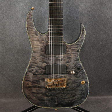Ibanez Iron Label RGIX27FEQM-TG 7-String Transparent Grey 2nd Hand